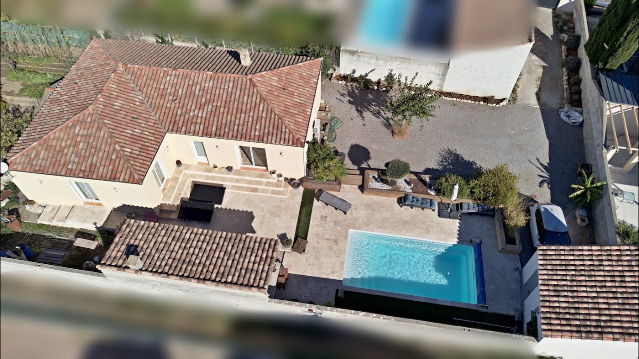 Villa T4 de 125 m², piscine, garage, jardin - Saint-Marcel sur Aude