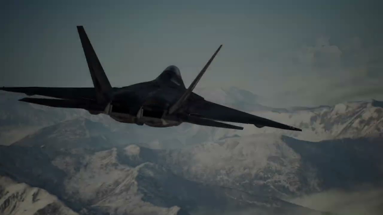 AC7 Mission 9 S Rank 簡易打法 (F-22 + QAAM)