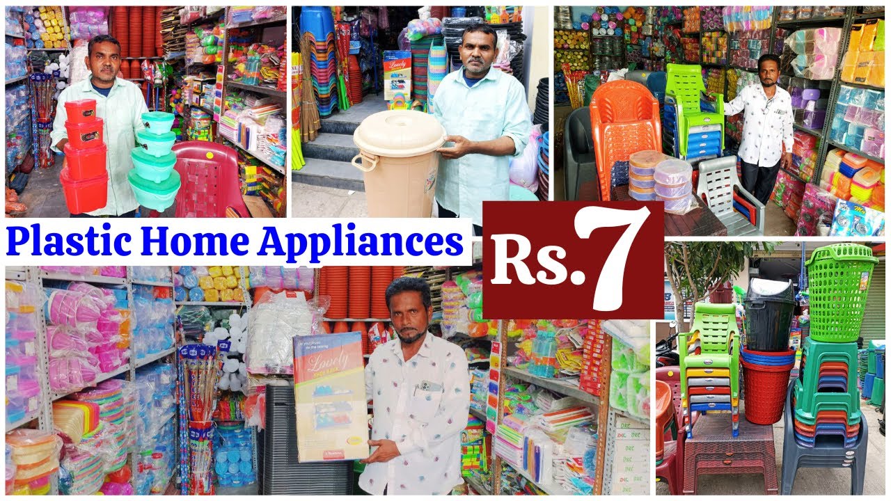Hyderabad Plastic Home Appliances ₹ 7 Kitchen Crockery Items With Best Quality Wholesale & Retail