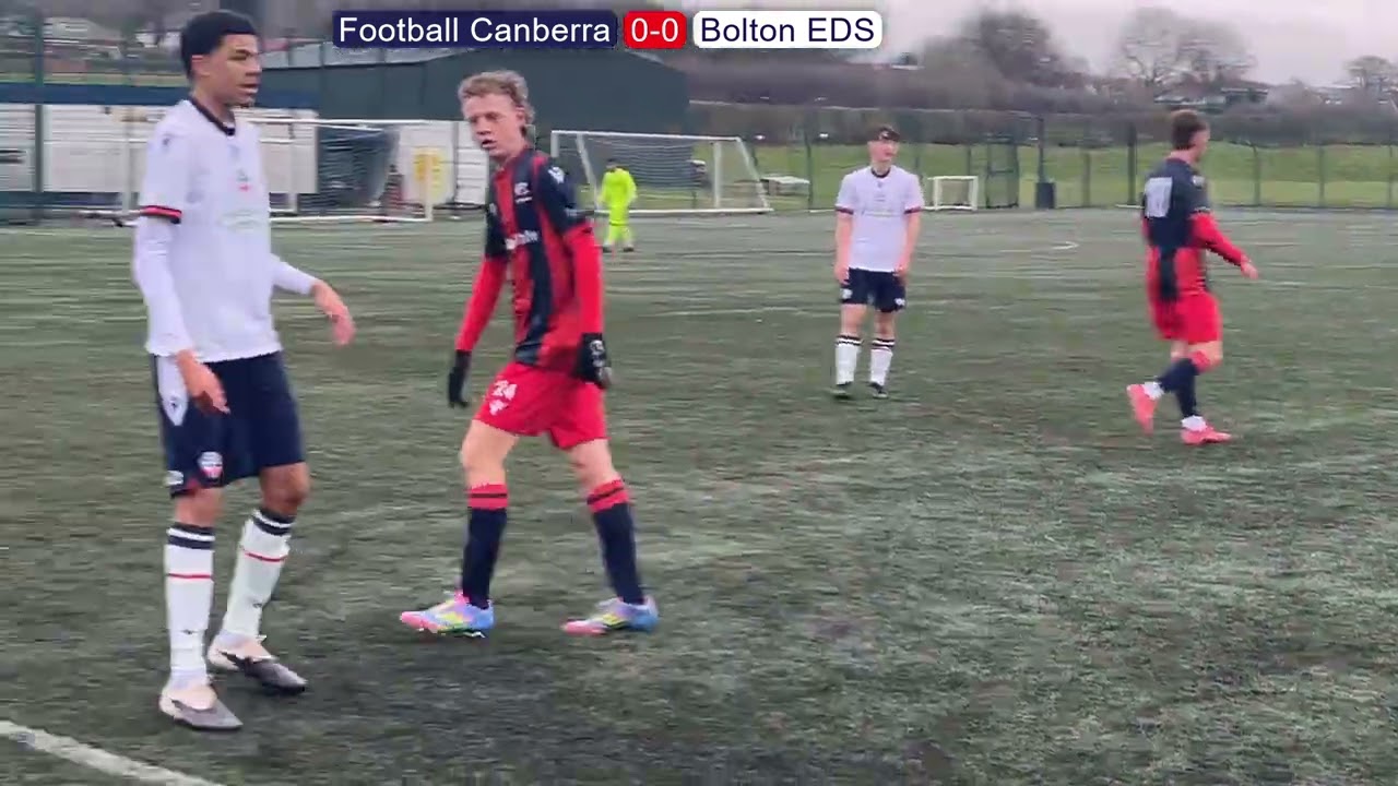 Football Canberra UK tour 2026 - Warm-up game against Bolton Wanderers EDS