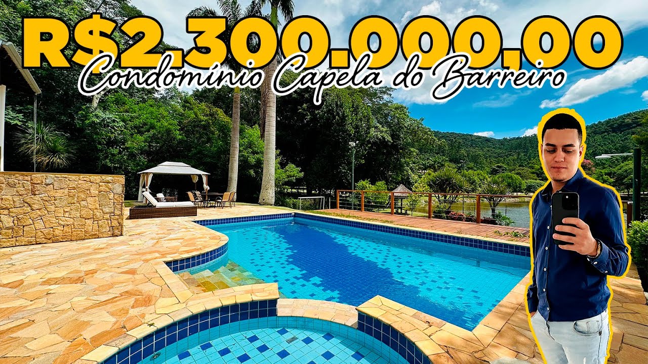 Chácara de Luxo em Capela do Barreiro, Itatiba - Imperdível!