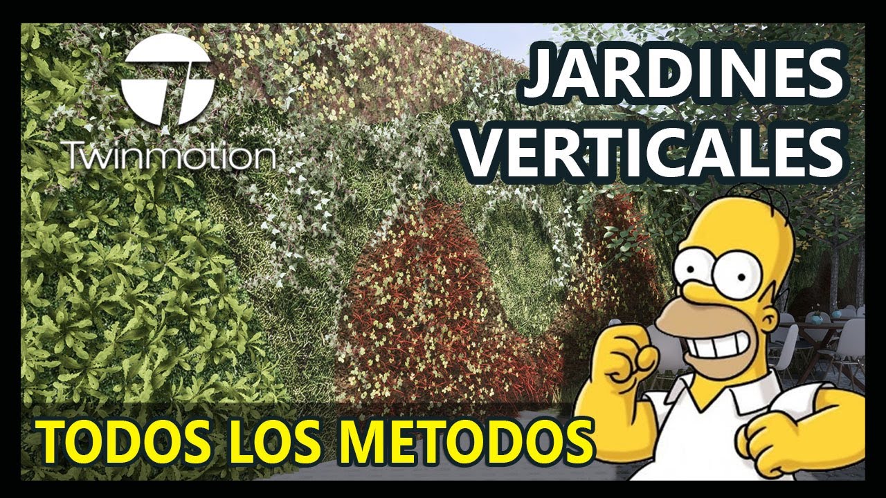 Muros Verdes en TWINMOTION 🎍| Jardines Verticales 3D 🍃 | Herramientas de vegetación en Twinmotion 🌿