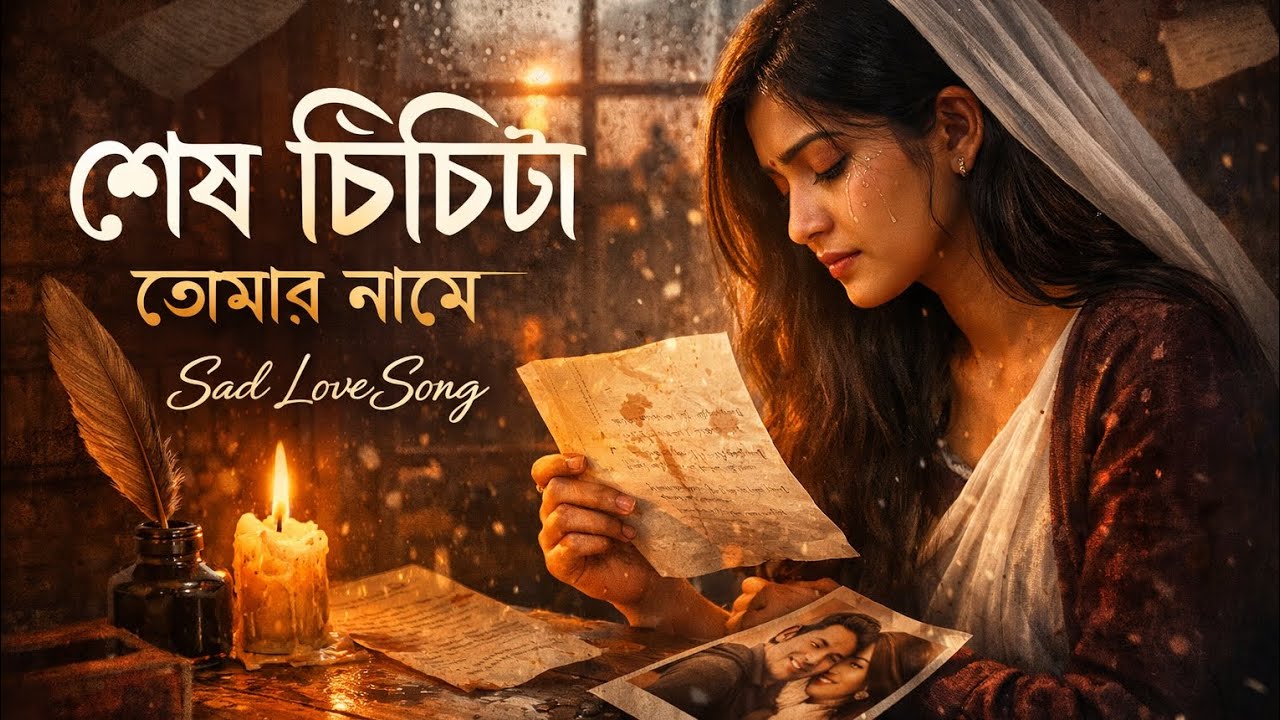 শেষ চিঠিটা তোমার নামে 💔 | হৃদয় ভাঙা ভালোবাসার গান | Bangla Sad Love Song 2026