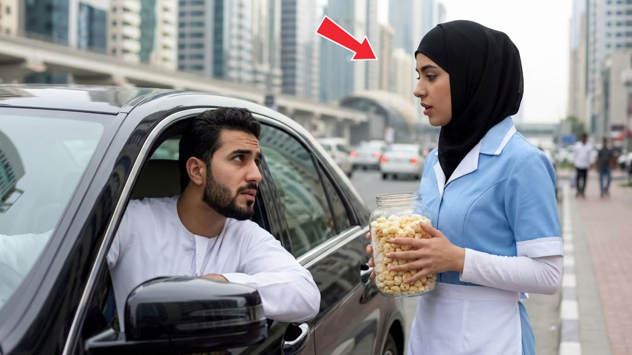 رَأَى الرَّئِيسُ الْمِلْيُونِيرُ عَامِلَةَ التَّنْظِيفِ تَبِيعُ الْحَلْوَى بَعْدَ الْعَمَل… فَقَدَّم