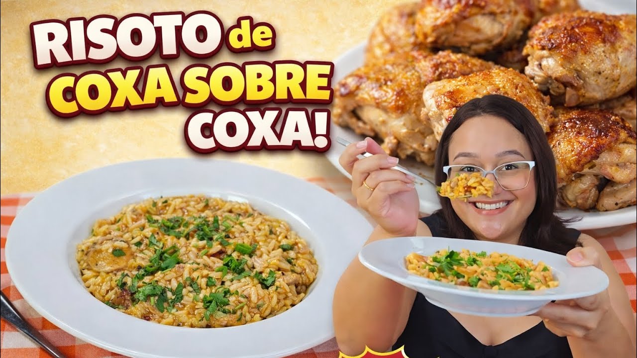 Faça Esse Risoto de Frango e Surpreenda Todo Mundo 😍