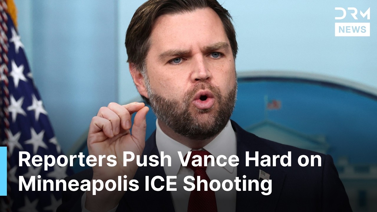 Reporters Confront JD Vance Back to Back Over ICE Shooting in Minneapolis at White House | AC1G