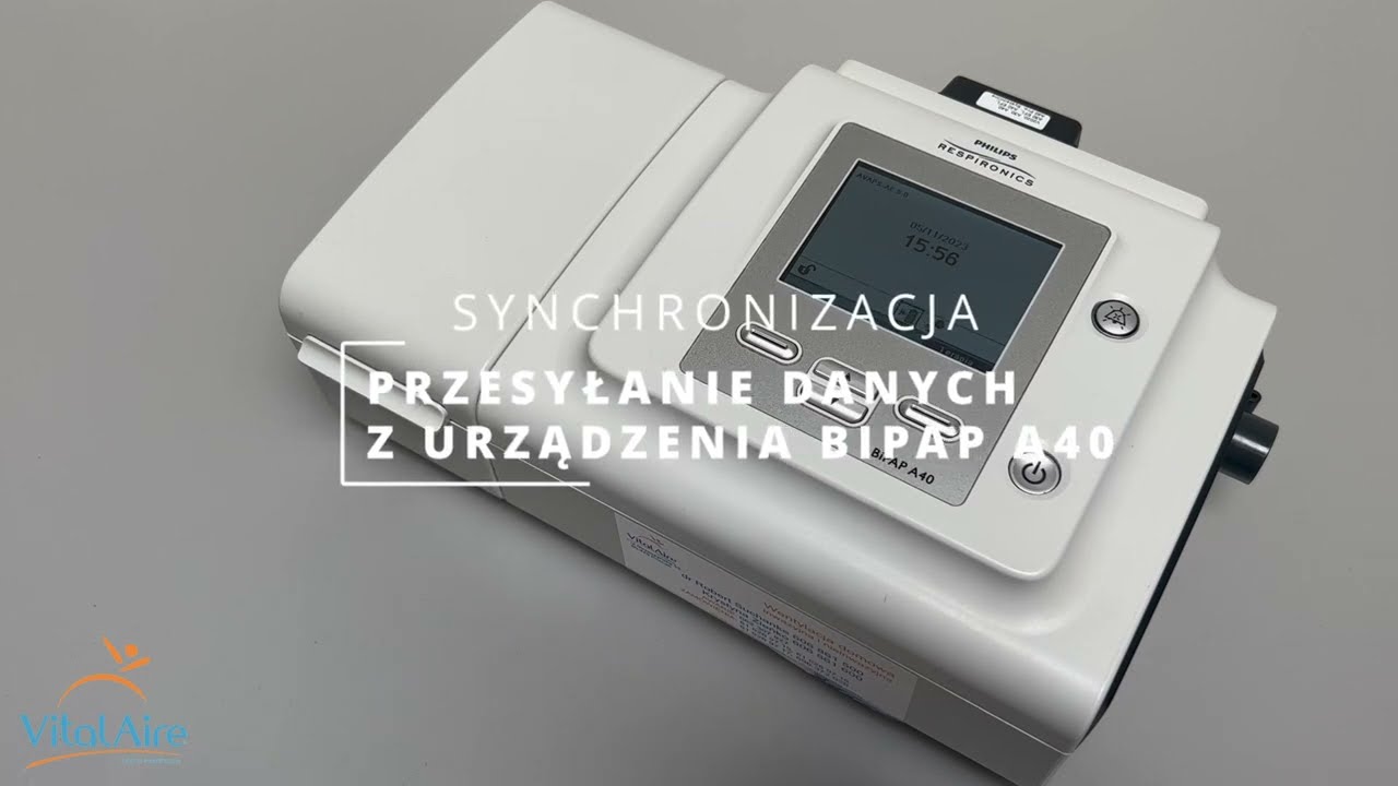 Przesyłanie danych z urządzenia BIPAP A40 do telemonitoringu