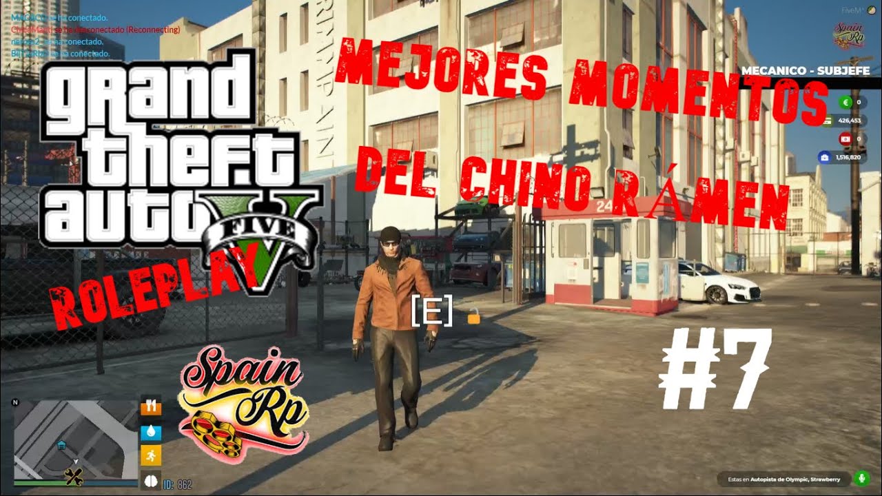 #7 Mejores Momentos del Chino Rámen de Gta V Roleplay SpainRP