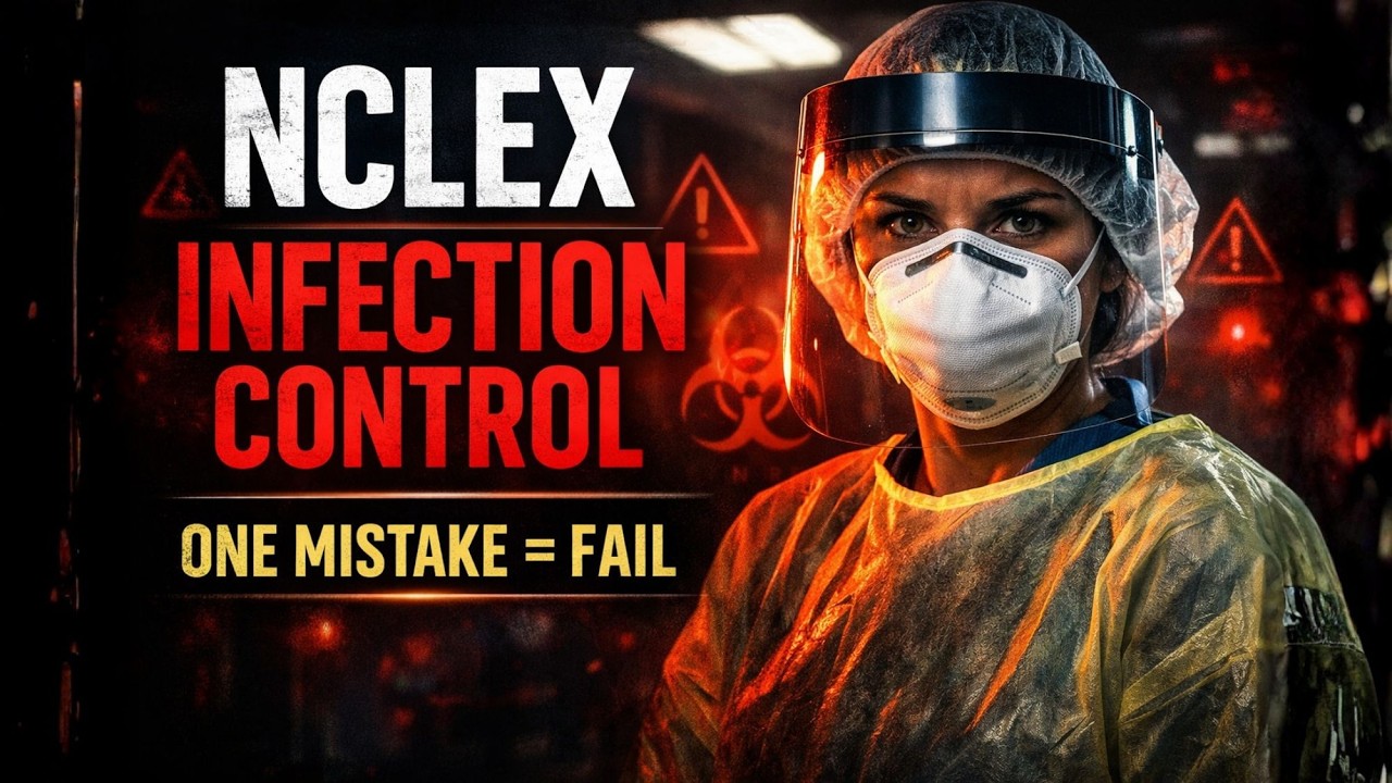 50 вопросов по инфекционному контролю на экзамене NCLEX, которые нельзя пропустить #2026 #образов...