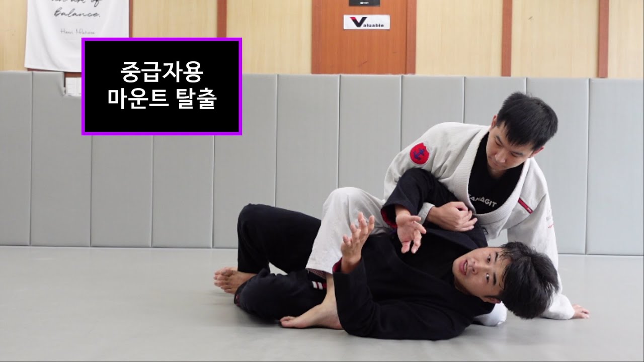[박관장 주짓수 교실]중급자용 마운트 탈출
