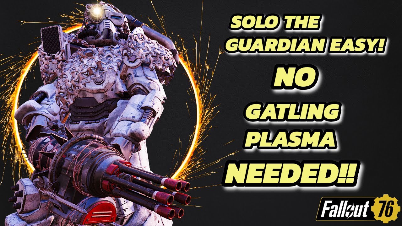 Fallout 76 - Full Health Pepper Shaker Guardian Killer!!