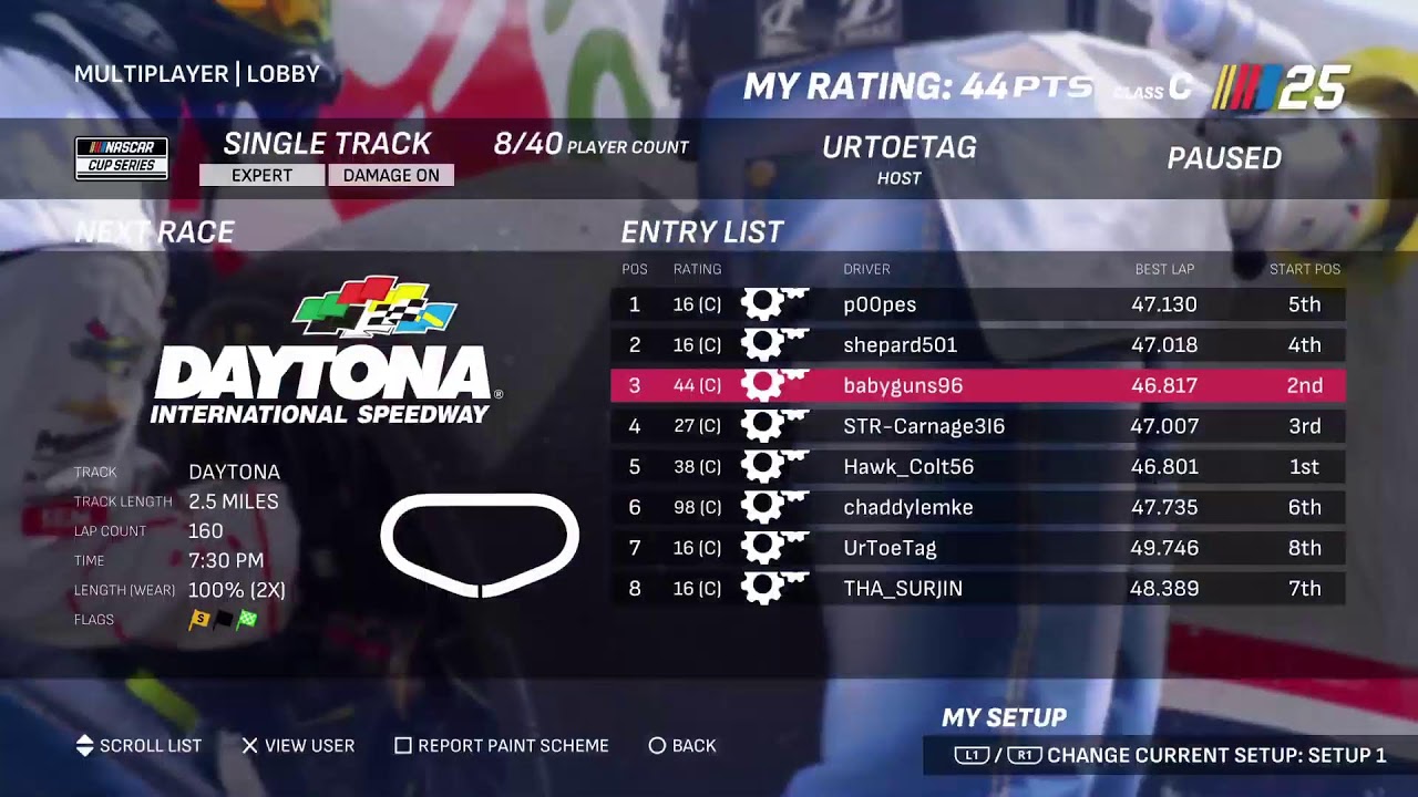 🛑 NASCAR 25 League Racing