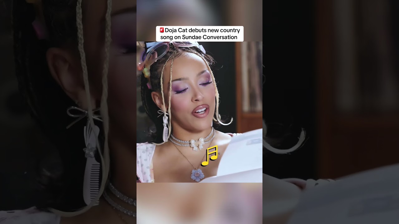 Doja Cat debuts new country song. #dojacat #sundaeconversation