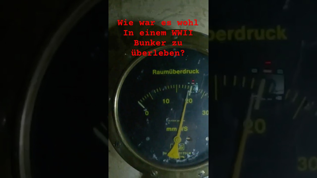 Wie war es wohl in einem Bunker im Krieg? 