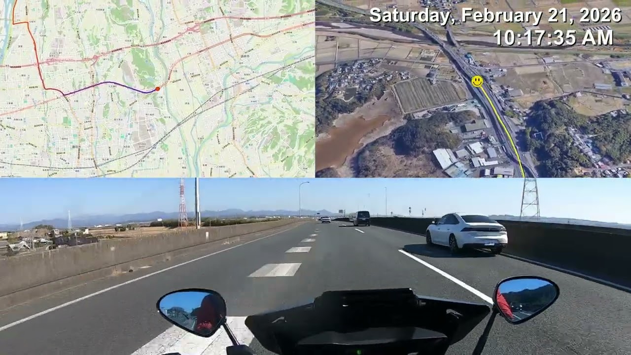 絶景ドライブスタンプラリー（TMAX560＆REBEL250）