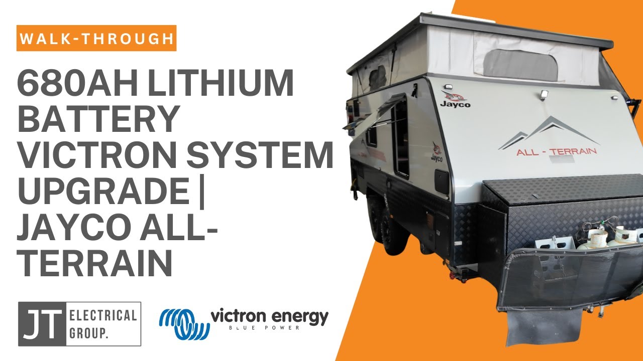 680AH LITHIUM BATTERY VICTRON SYSTEM UPGRADE | Jayco All-Terrain