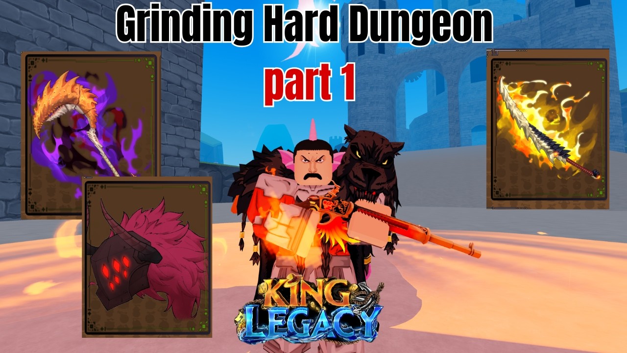 Grinding Hard Dungeon till i get shell reaper drop