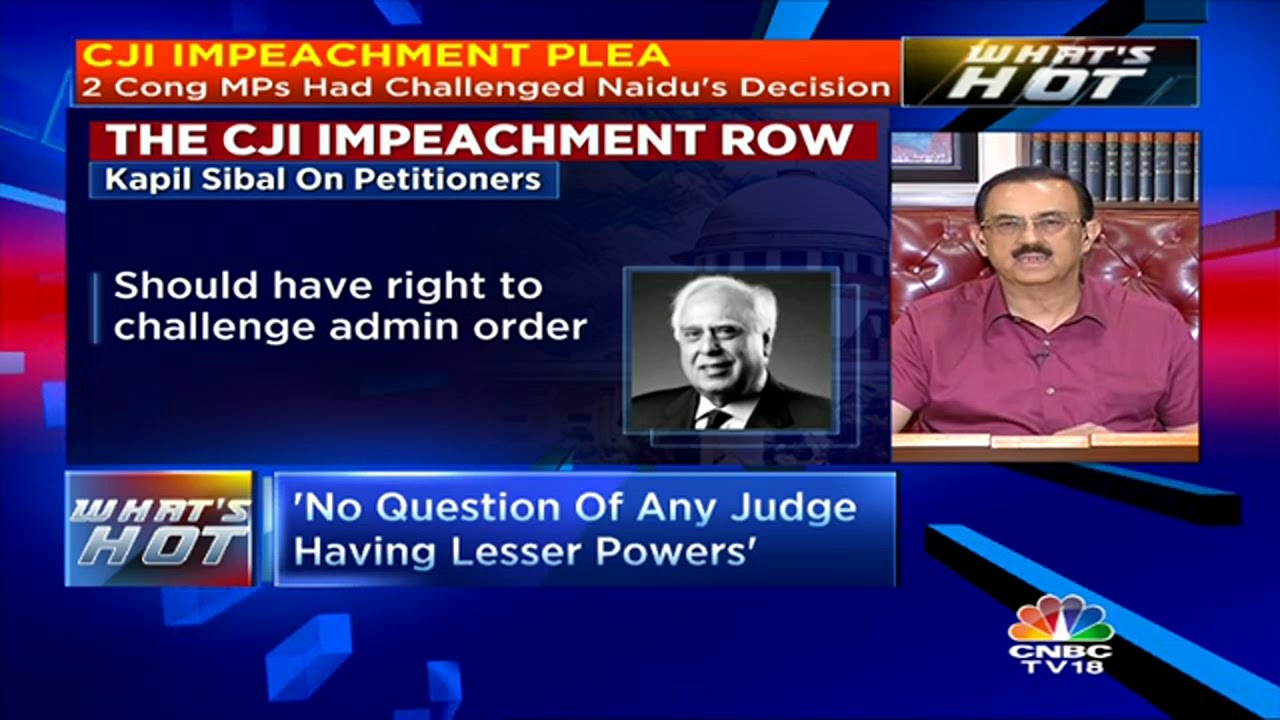 CJI Impeachment Row (Part 1): Vikas Singh