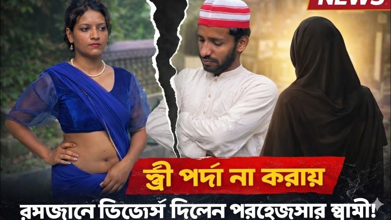 রমজান মাসে স্ত্রী পর্দা না করায় স্ত্রীকে ডি/ভো/র্স দিলেন পরহেজগার স্বামী | news video 2026