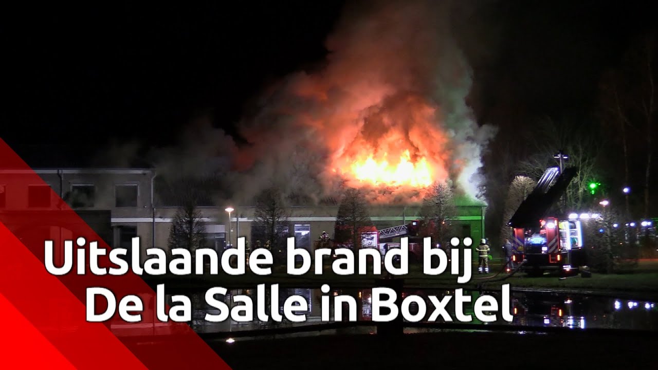 Brand verwoest gebouw jeugdzorginstelling Boxtel