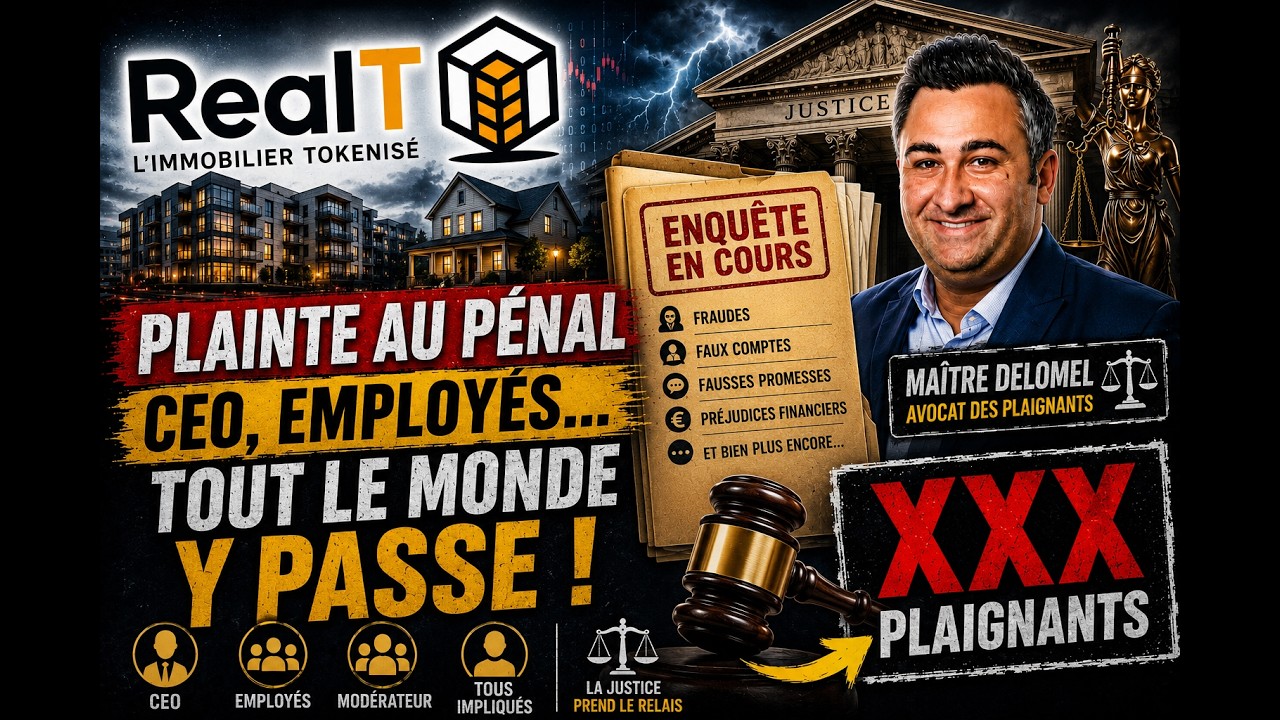RealT : CEO, employ&eacute;s&hellip; la plainte au p&eacute;nal s'&eacute;largit