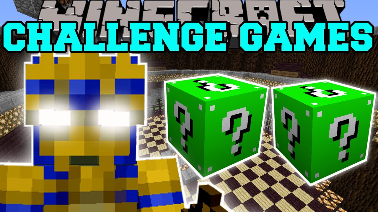Minecraft: ИГРЫ-ИСПЫТАНИЯ ЕГИПЕТСКОГО ФАРАОНА - Мод Lucky Block - Мини-игра с модами