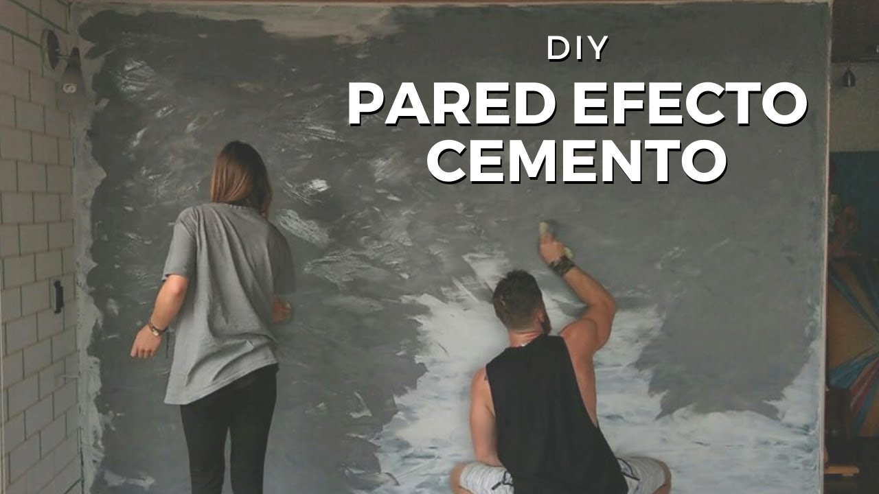 Cómo hacer una pared con efecto hormigón o cemento pulido