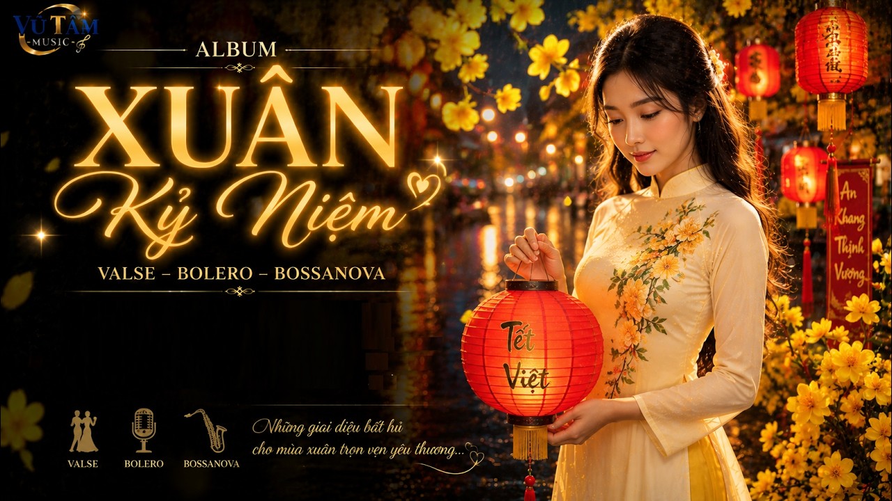 Album Xuân kỷ niệm - Vũ Tâm & Suno #nhạcai #valse #bolero #bossanova