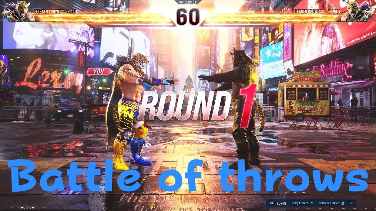 It is a battle of throws 