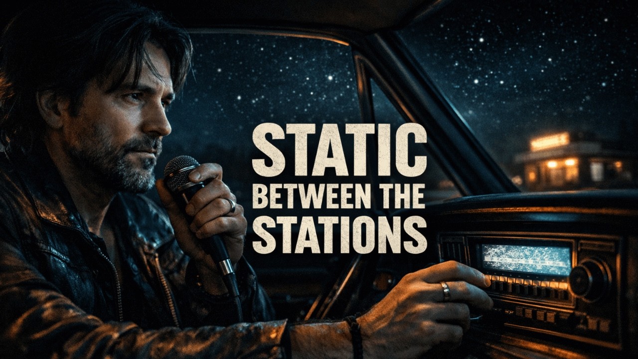 Static Between The Stations | Late Night Blues Rock Radio Anthem | Roadfire Rock Original