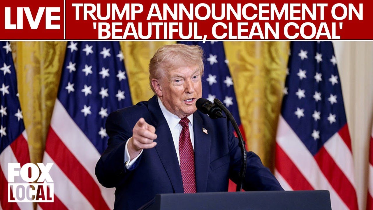 Trump Live: President Announces $700M Clean Coal Plan