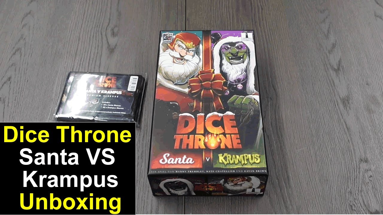 Dice Throne - Santa VS Krampus | Unboxing | Deutsche Version