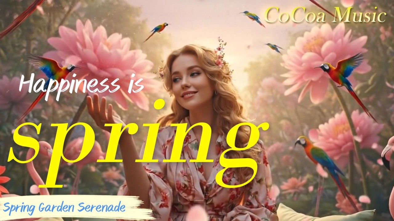 【 Playlist】Cocoa🎵 Feel-Good Spring Music 🌸 Work, Study & Chill | 1 Hour Playlist #springsong