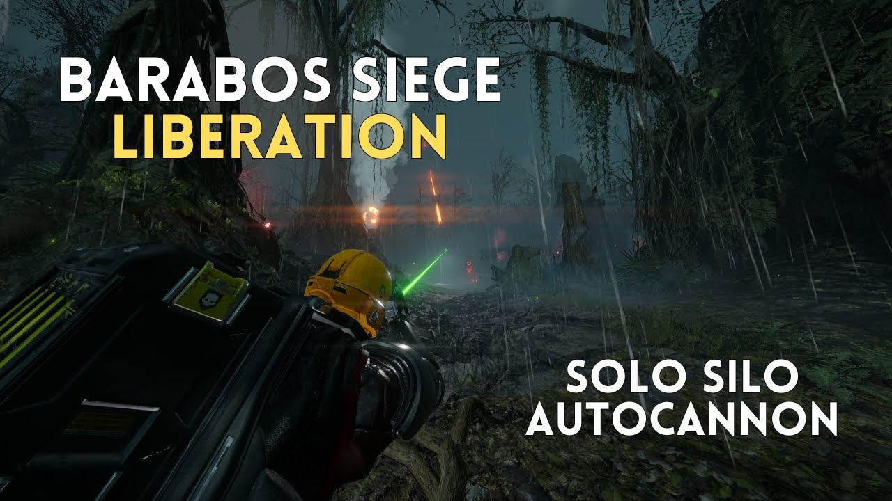 Helldivers 2 Barabos Liberation | Solo Automatons, deathless full clear