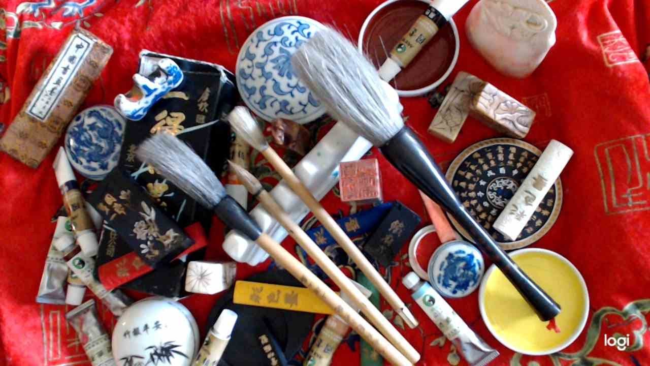 Making glue for stretching/wet mounting a Chinese Brush Painting
