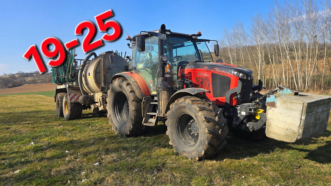 Kubota M6-132 vorm güllefass | 8.3.25