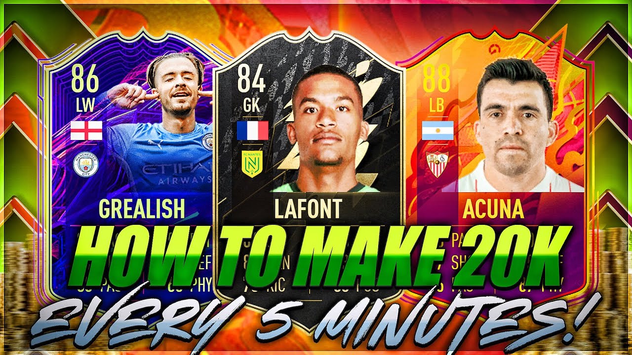20K EVERY 5 MINS FIFA 22 BEST TRADING METHODS (FIFA 22 SNIPING FILTERS & FLIPPING)