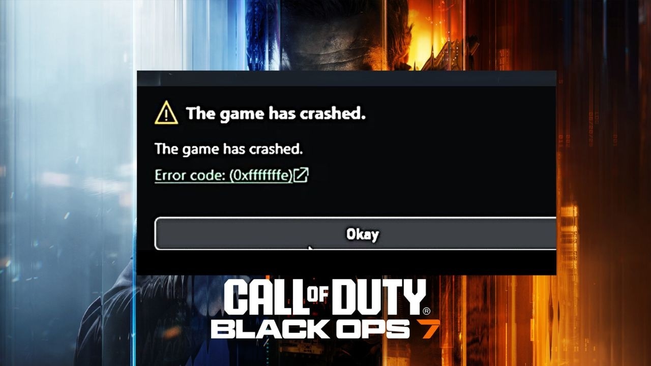 Fix COD Black Ops 7 Not Launching Error Code 0xfffffffe The Game Has Crashed On PC