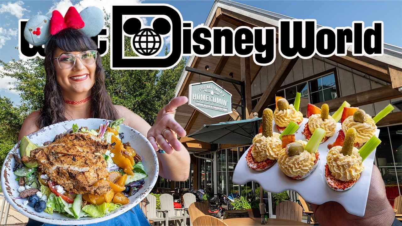 Chef Art Smith's Homecomin&rsquo; 10 year Anniversary NEW MENU CHANGES 🌟 Disney Springs food update review