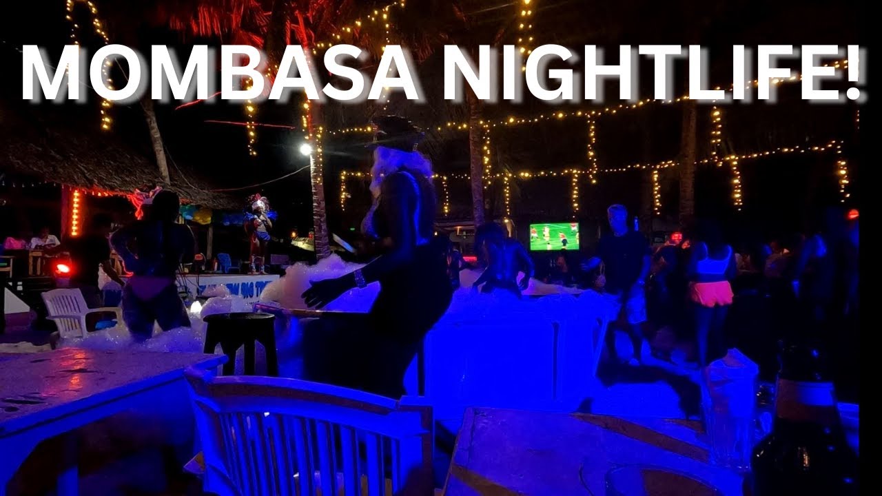 MOMBASA NIGHTLIFE: Pirates Beach After Dark! (Kenya's Wildest Beach Party 4K)