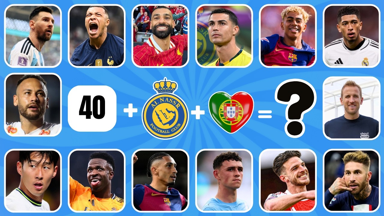 Guess The Football Player ⚽🎵 | Age, Club & Flag | Ronaldo, Messi, Neymar