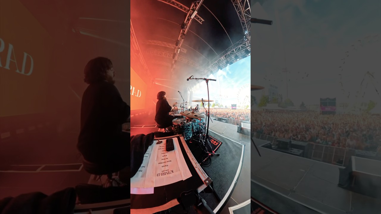 Drumspot with #kamrad #drums #drumsolo #drumcam #live #festival #kielerwoche #drummer #tama #meinl