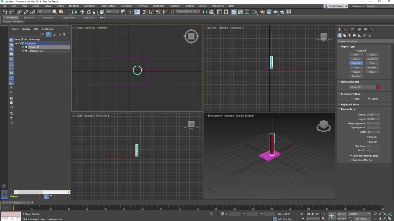 3ds Max Getting Started - Lesson 04 - Standard Primitives