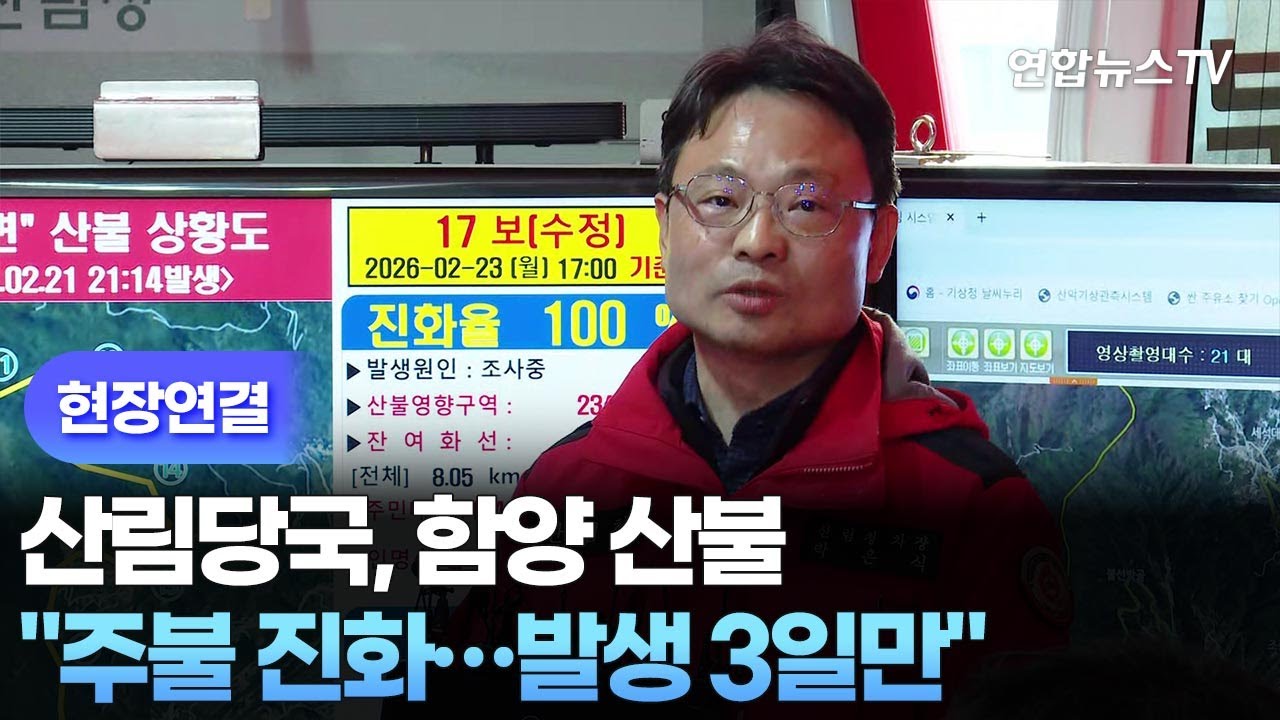 [현장연결] 산림당국 