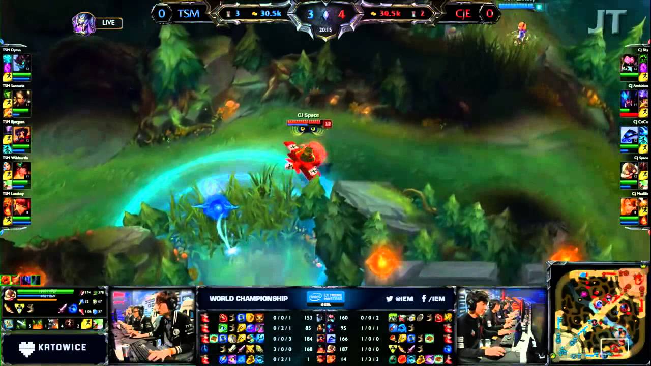 TSM vs CJ Entus Highlights - IEM Katowice 2015 - League of Legends