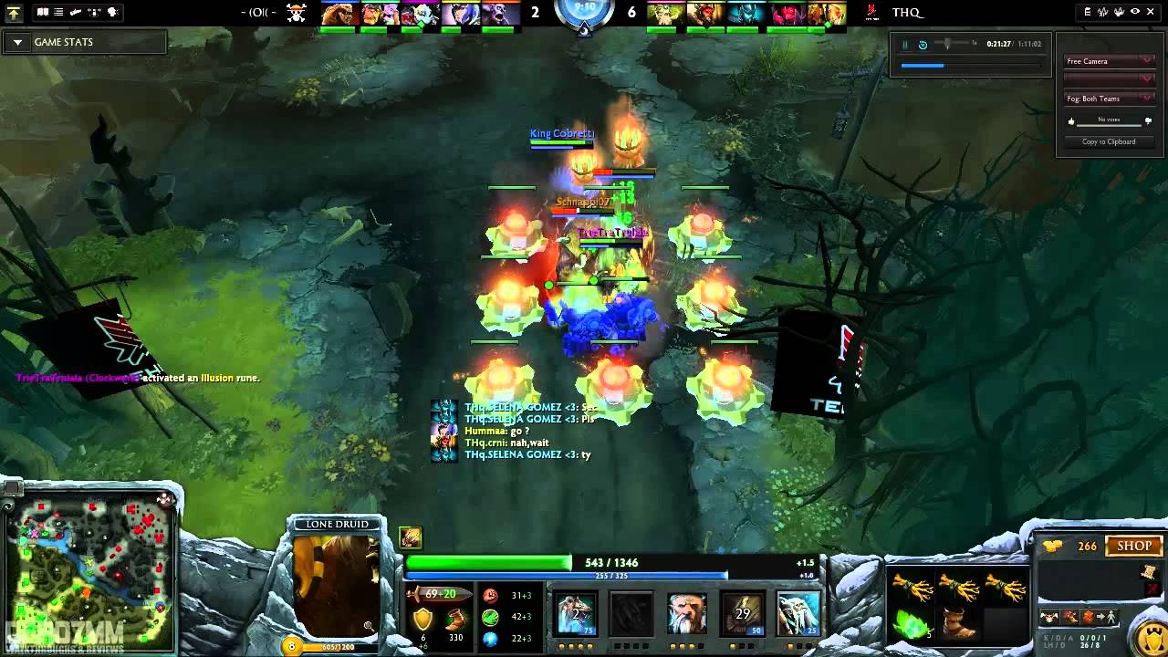 Dota 2 - Escape with Lone Druid
