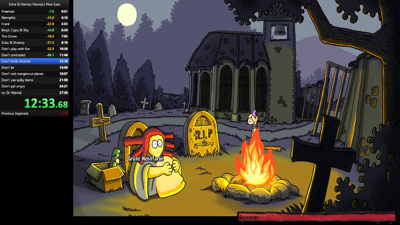 Speedrun | Edna & Harvey: Harvey's New Eyes | 26:08 | Noxus94