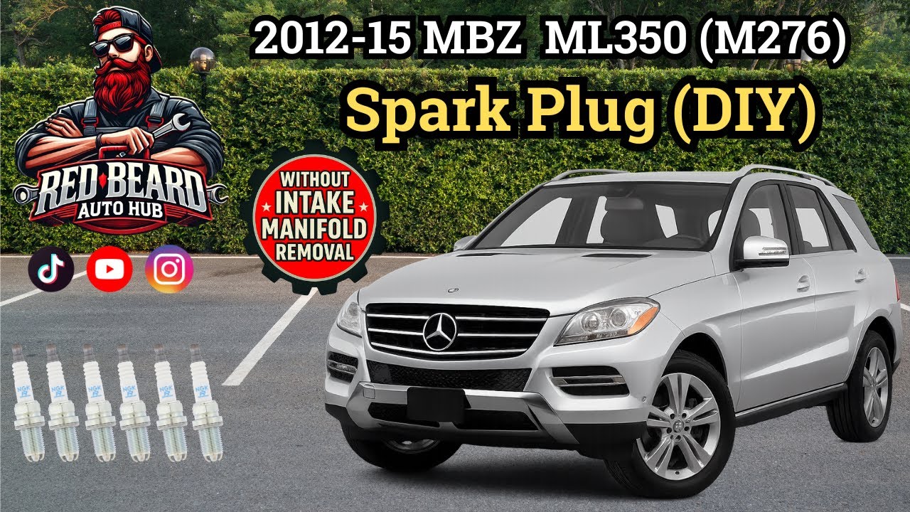 Замена свечей зажигания своими руками на Mercedes ML 350 (M276) 2012-2015 гг. (без впускного колл...