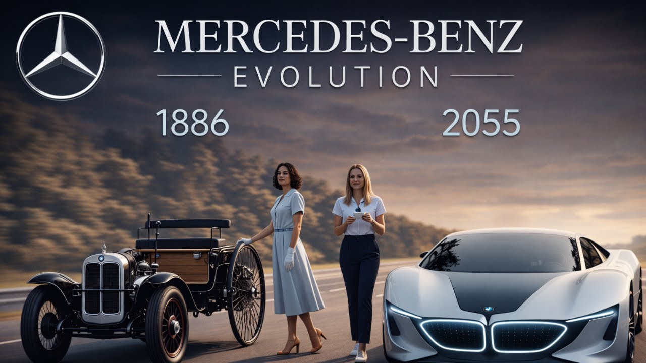 Mercedes-Benz: A Timeless Journey from 1886 to 2055 | Past, Present & Future Icons