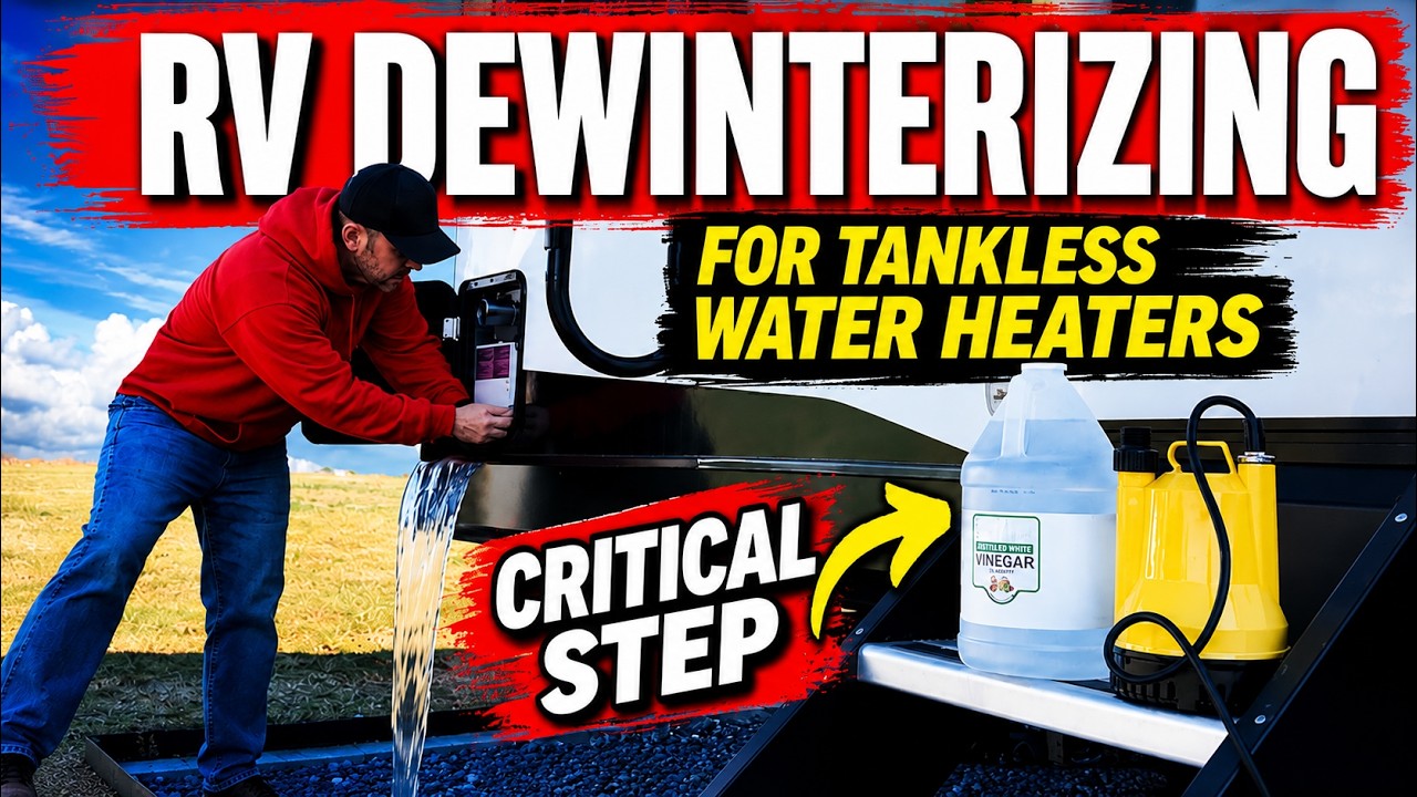 The RV Dewinterizing Steps to NEVER Skip (for Tankless Water Heaters)